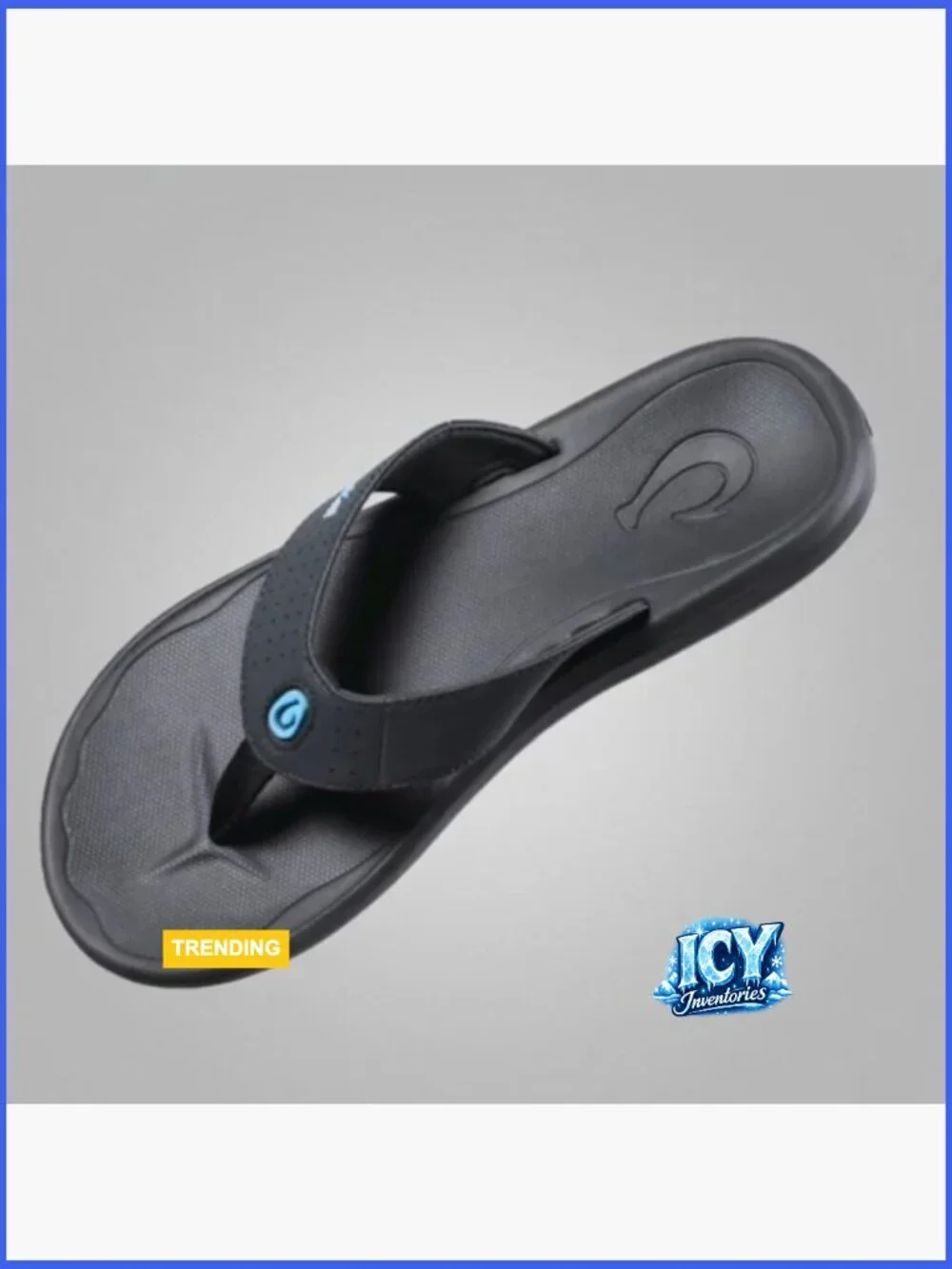 Men's Water-Resistant Quick-Dry Flip-Flop Sandals with Compression Molded